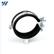 Hot Sale Good Reputation One Screw Gi Pipe Clamp with Rubber